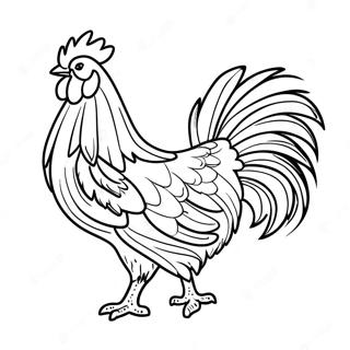 Rooster Coloring Pages