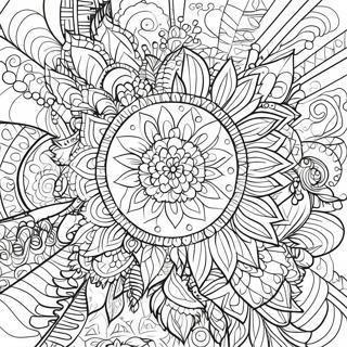 Boho Mandala Coloring Page 1481-1298