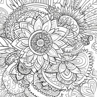 Boho Mandala Coloring Page 1481-1299