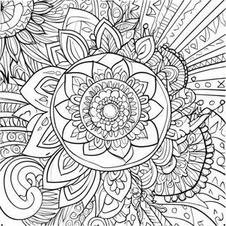 Boho Mandala Coloring Page 1481-1300