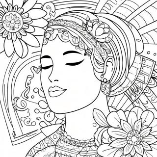 Self Love Affirmation Coloring Page 14821-12139