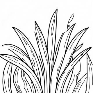 Grass Coloring Pages