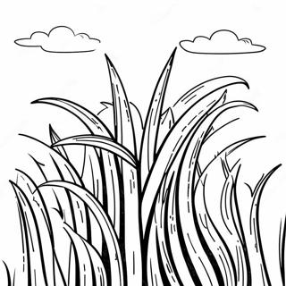 Grass Coloring Page 14861-12172