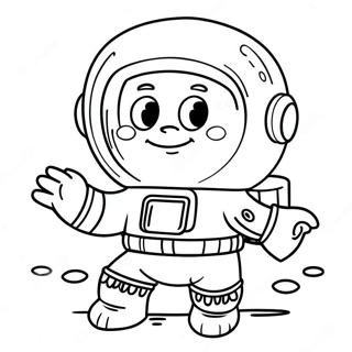 Sandy Cheeks In Her Diving Suit Coloring Page 14872-12181