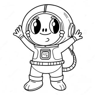 Sandy Cheeks In Her Diving Suit Coloring Page 14872-12183