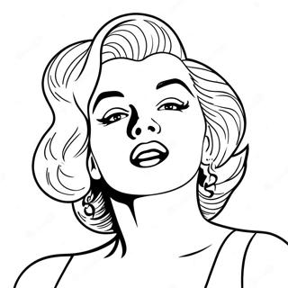 Marilyn Monroe Coloring Pages