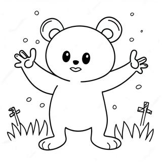 Nightmare Huggy Wuggy Coloring Pages