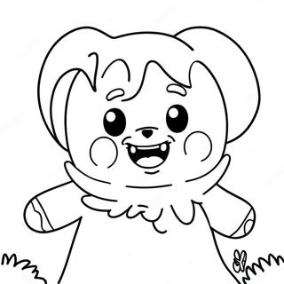 Nightmare Huggy Wuggy Coloring Page 14891-12195