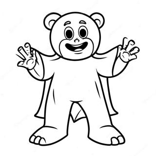 Scary Huggy Wuggy In Shadows Coloring Page 14892-12198