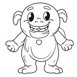 Scary Huggy Wuggy In Shadows Coloring Page 14892-12199