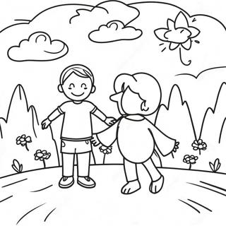 Inspiring Hopeful Scene Coloring Page 14932-12231