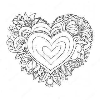 Heart Mom Coloring Page 14951-12242