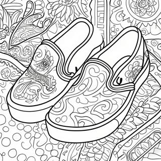 Vans Shoes Coloring Pages