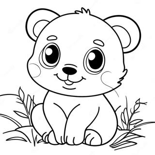 Cute Animal Tots Coloring Page 14982-12270