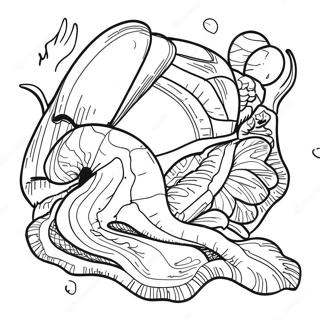 Fossil Coloring Pages