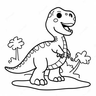 Dinosaur Fossil Coloring Page 15002-12288