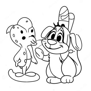 Cheerful Disney Characters Get Well Soon Coloring Page 15022-12314