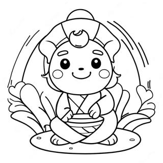 Mitsuri Coloring Pages