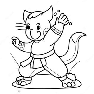 Mitsuri In A Dynamic Pose Coloring Page 15032-12305