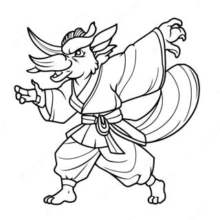 Mitsuri In A Dynamic Pose Coloring Page 15032-12308