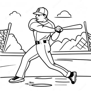 Red Sox Coloring Pages