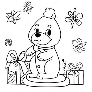 Bobbie Goods Christmas Coloring Page 15091-12355