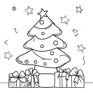 Festive Bobbie Goods Christmas Tree Coloring Page 15092-12358