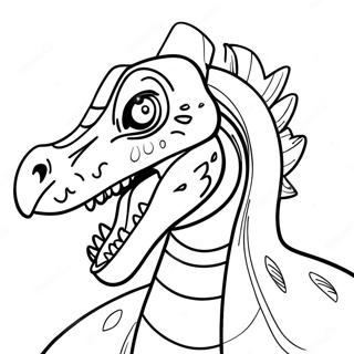 Fierce Indoraptor Roaring Coloring Page 15102-12368