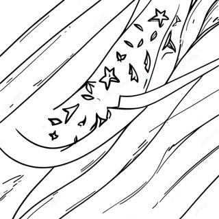 Patriotic American Flag Coloring Page 1511-1335