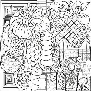 Mystery Grid Coloring Page 15151-12402