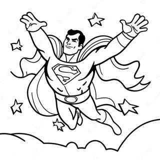 Shazam Flying Through The Sky Coloring Page 15172-12422