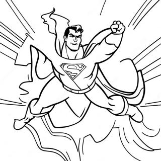 Shazam Flying Through The Sky Coloring Page 15172-12424