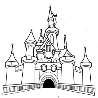 Disneyland Castle Coloring Page 15181-12431