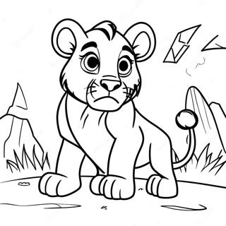 Lion King Coloring Page 151-123