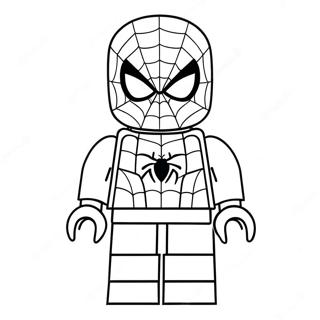 Spiderman Lego Coloring Pages