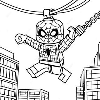 Spiderman Lego Coloring Pages