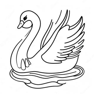 Swan Coloring Pages