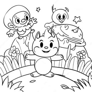 Willy S Wonderland Characters Coloring Page 15232-12470