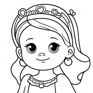 Baby Cute Princess Coloring Pages