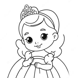 Cute Baby Princess Coloring Page 15241-12475