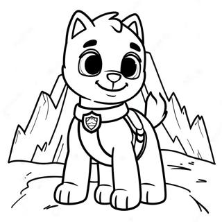 Everest Paw Patrol Coloring Page 15251-12483