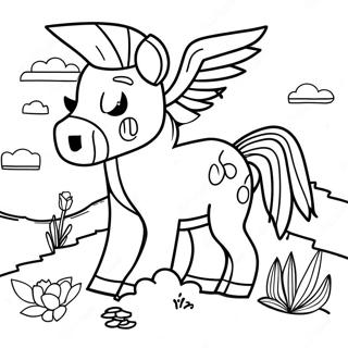 Minecraft Animal Coloring Page 15301-12522