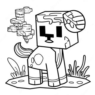 Minecraft Animal Coloring Page 15301-12523