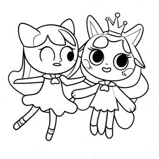 Star Vs The Forces Of Evil Coloring Page 15311-12530