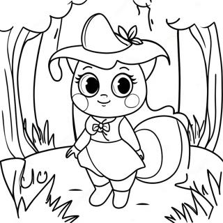 Eclipsa In A Magical Forest Coloring Page 15312-12535