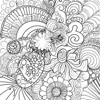 70 S Groovy Patterns Coloring Page 15321-12539