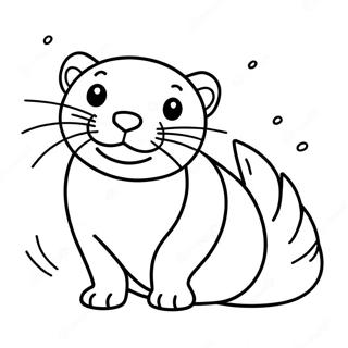 Ferret Coloring Page 15331-12547