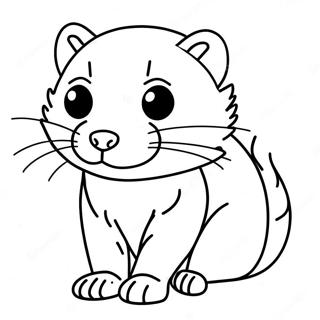 Ferret Coloring Page 15331-12548