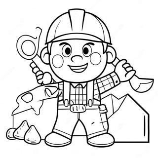 Bob The Builder With Tools Coloring Page 15372-12592