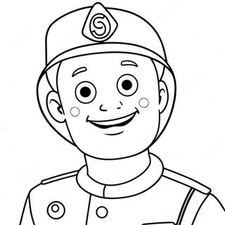 Fireman Sam Coloring Page 15401-12623